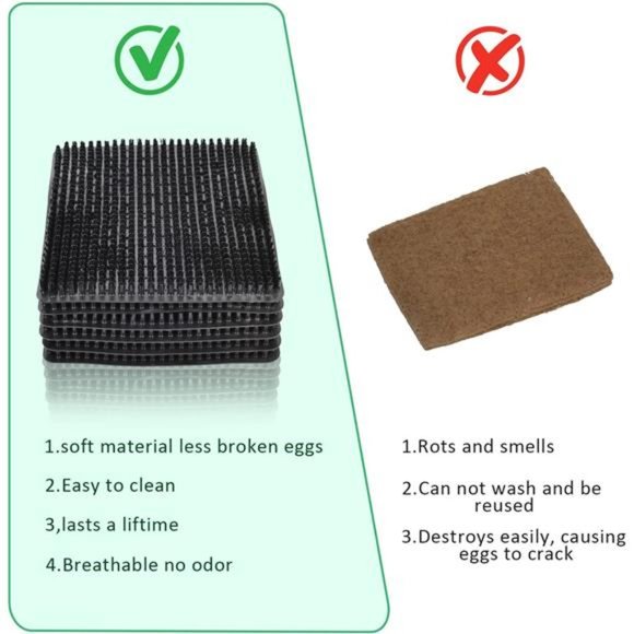 6 Pack Chicken Nesting Box Pads ,Thick Nesting Pads Washable Plastic Nesting Box - Picture 3 of 7